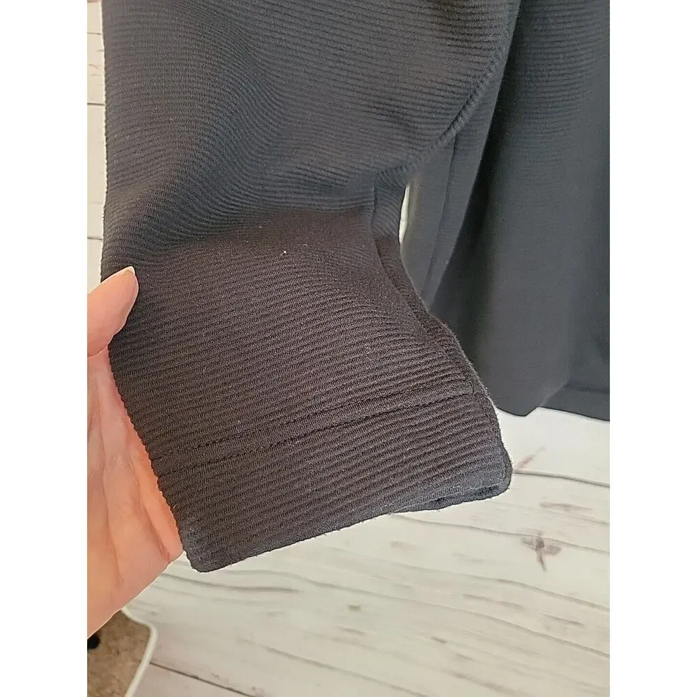 Banana Republic Black Ottoman Turtleneck‎ Fleece Sweatshirt Men's Size Large